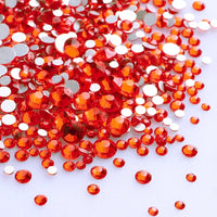 1440PCS SS3-SS20 Mix Size Non-Hotfix Glass FlatBack Rhinestones