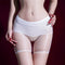 WHITE / M / Open Crotch