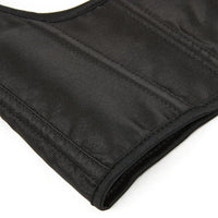 Gothic Underbust Corset Top Strapped Curve Shaper Punk Slimming Waist Belt