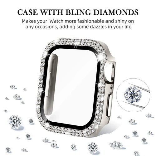 Apple Watch Case - Durable Gem-Studded Elegant Protection