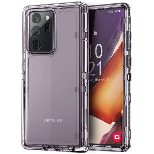For Samsung Galaxy Note 20/Note 20 Ultra 5G Phone Case Hybrid Rugged Shockproof Protective Heavy Duty Hard Transparent Cover