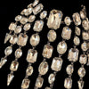 Square Rhinestone Crystal Tassel Fringe Jewelry Set