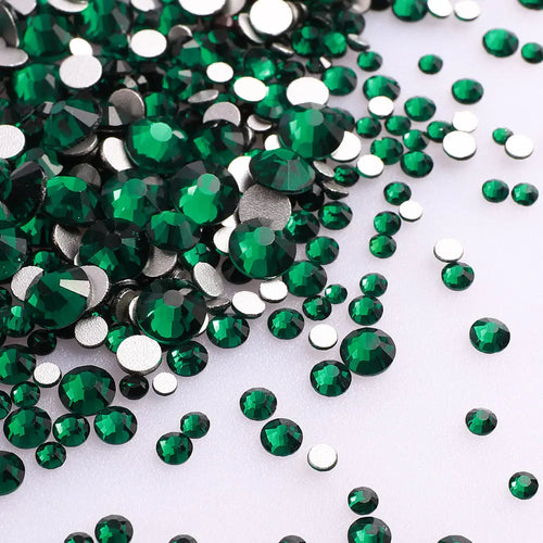 1440PCS SS3-SS20 Mix Size Non-Hotfix Glass FlatBack Rhinestones