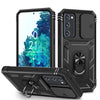 For Samsung Galaxy S20 FE 5G Phone Case Hybrid Rugged Ring Kickstand Card Slot Camera Protection Shockproof Protective Cover