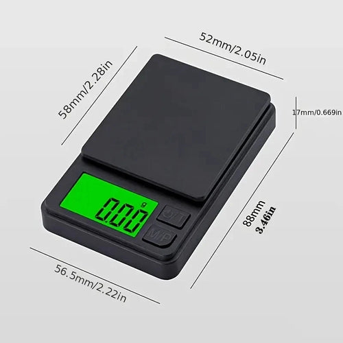 100/500g 0.01g mini digital scale high precision electronic pocket scale jewelry weight kitchen portable electronic scale EzBuyCo