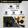 11,500-Watt Dual Fuel Portable Generator, Electric Start