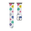 Apple Watch Silicone Strap - Colorful Floral Pattern Band