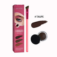 3Color Eyebrow Pomade Eyebrow Eyeliner Gel Waterproof Long-lasting Tinted Sculpted Brow Gel with Brush Eyebrow Stamp Pencil Kit