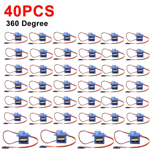 1-100pcs SG90 9G Micro Digital Servo Motor 180/360° Fixed-Wing Micro Gear Servo Motor for Rc Helicopter Toy Airplane Aircraft