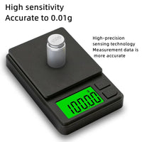 100/500g 0.01g mini digital scale high precision electronic pocket scale jewelry weight kitchen portable electronic scale EzBuyCo