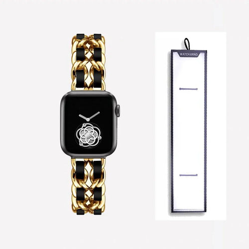 Apple Watch Stainless Steel Strap - Luxury Chain Design