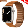 Apple Watch Leather Band - Premium Magnetic Loop Strap