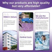 HIQILI 100ML True Lavender Essential Oils for Diffuser Humidifier Massage Aromatherapy Pure Natural Aroma Oil for Candle Making