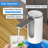 Electric Water Pump Dispenser, Foldable Type-C Charge Automatic Beverage Drinks Dispenser Water Pump Bottle for Travel Camp