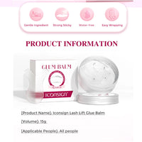 ICONSIGN Lash Glue Balm For Lash Lifting Fast Fixing Shape Eyelash Brow Lashes Lift Waterproof Wax Beauty Makeup Tools