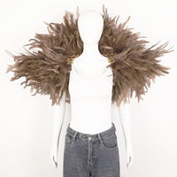 Festival Carnival Feather Shawl
