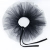 Fluffy Mesh Clown Ruff Collar & Vintage Masquerade Circus Costume Accessory