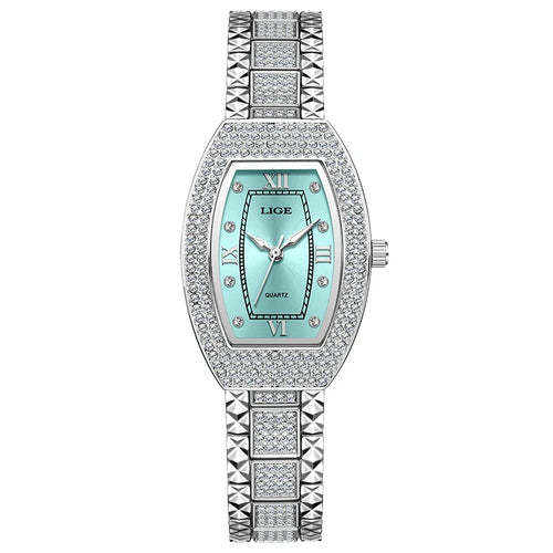 Women's Diamond Crystal Stainless Steel Dress Watch