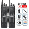 2/4PCS Baofeng BF-888S 12 Вт Двохдіапазонна портативна рація UHF 400-470 МГц у режимі очікування USB Ham для полювання