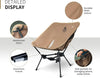 Tigerblade Camping Chair, Lightweight Folding Backpacking Hiking