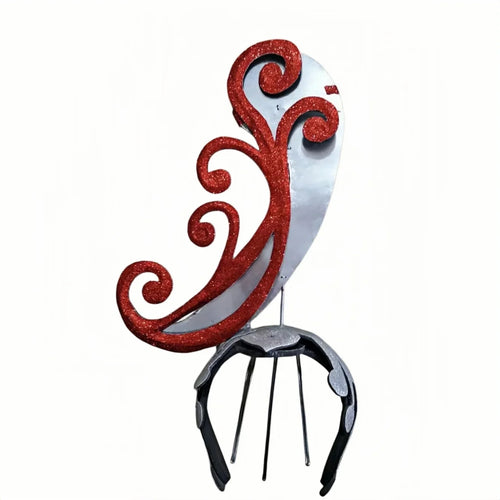 The Stardust Royal Plume – Feathered Carnival & Cabaret Stage Headdress