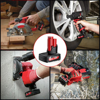 For Milwaukee 12V Tool Battery For Milwaukee M12 6000mAh Lithium Battery Impact Wrench Drill Power Tools Battery