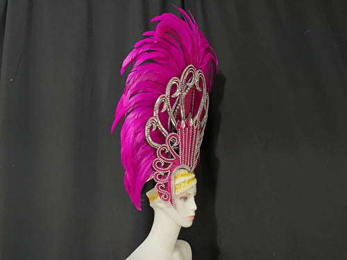 The Stardust Luminary Crown – Lavender & Multi-Tone Samba Carnival Headdress