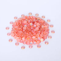 SS6-SS30 Mocha Opal Coral Reef Flatback Glass Non-Hotfix Rhinestones