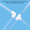 4 Pack Acrylic Pipe Rigid Round Tube Clear 0.4"(10mm) ID 1/2"(12mm) OD 20" High Impact for Lighting, Models, Plumbing, Crafts
