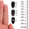 SS3-SS30 Crystal-Series Faceted Non-Hotfix Flatback Rhinestones
