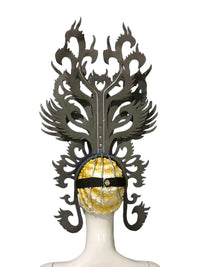 Brazil Rio Spanish Cuba Santiago Havana Venice Dionysia carnival Float Mask dress masque ball costume samba Golden Crown