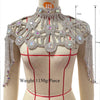 Rhinestone Necklace Shoulder Tassel Body Jewelry