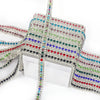 The Stardust Triple Crown – 3-Row Glass Crystal Rhinestone Cup Chain Trim