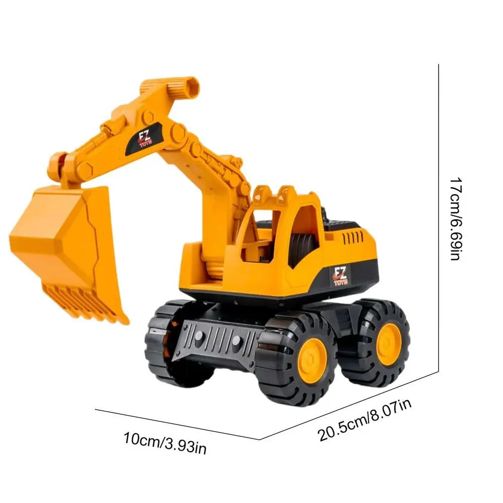 Baby Classic Simulation Engineering Car Toy Excavator Model Tractor Toy Dump Truck Model Car Toys for Children Mini Gift