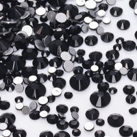 1440PCS SS3-SS20 Mix Size Non-Hotfix Glass FlatBack Rhinestones