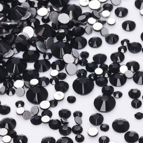 1440PCS SS3-SS20 Mix Size Non-Hotfix Glass FlatBack Rhinestones