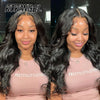 Wow Angel Glueless 250% Real HD Lace Closure Wigs 5X5 HD Closure Wig Wear & Go Body Wave Pre Plucked Human Hair Wigs For Women