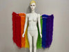 Large Feather Wing Backpiece with Shoulder Straps