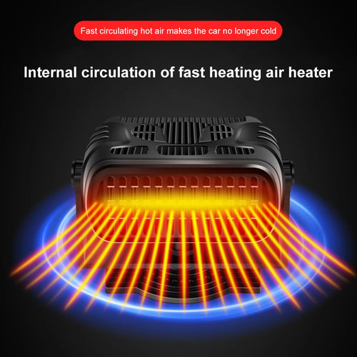 12V 150W Electric Car Heater Heating Fan Windshield Defogger Defroster Demister Portable Auto Winter Electric Heating Heater Fan