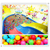 100PCS Outdoor Sport Ball Colorful Soft Water Pool Ocean Wave Ball Baby Children Funny Toys Eco-Friendly Stress Air Ball ﻿