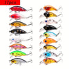 Fishing Lure Set Fishing Hard Bait Mini Minnow Floating Swing Crankbait Crazy Wobblers Artificial Bionic Crank Lures