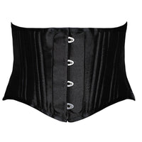 24 Steel Bone Underbust Corset Heavy Duty Waist Trainer Cincher Bustier