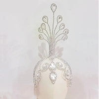 Peacock Rhinestone Headpiece