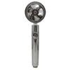 Turbo Propeller Water Saving Shower Head and Holder High Preassure Showerhead Rainfall with Fan Bathroom Accessories