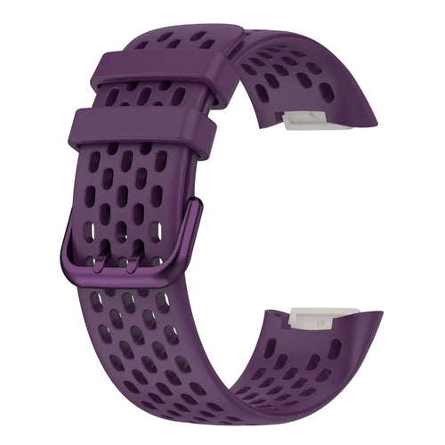 Fitbit Charge 5 6 Silicone Band - Soft Flexible Waterproof