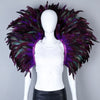 Festival Carnival Feather Shoulder Shawl