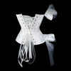 Victorian Ruffle Floral Lace Overbust Corset Bustier Body Shaper Top