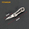 Titanium Alloy TC4 Mini Folding Knife EDC Portable Keychain Pendant Knife Express Unpacking Pocket Knife Gift EDC Tool