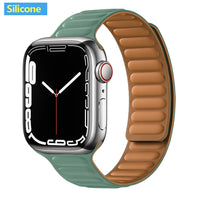 Apple Watch Leather Band - Premium Magnetic Loop Strap
