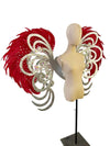 The Stardust Phoenix Wings – Deluxe Feathered Samba Backpiece & Stage Wings